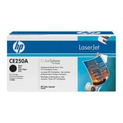 HP CE250A (504A), originální toner, černý, 5000 stran