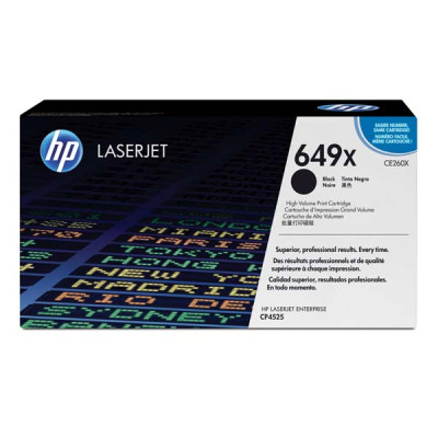 HP CE260X (649X), originální toner, černý, 17000 stran