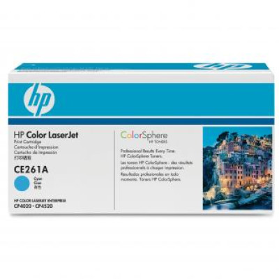 HP CE261A (648A), originální toner, azurový, 11000 stran