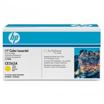 HP CE262A (648A), originální toner, žlutý, 11000 stran