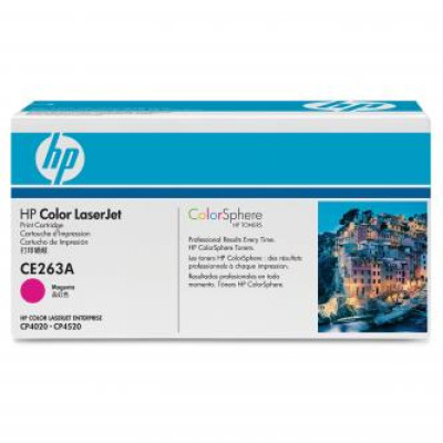 HP CE263A (648A), originální toner, purpurový, 11000 stran