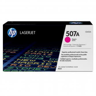 HP CE403A (507A), originální toner, purpurový, 6000 stran