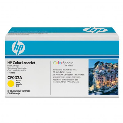 HP CF032A (646A), originální toner, žlutý, 12500 stran