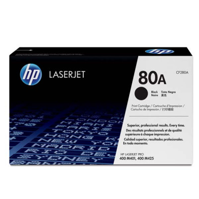 HP CF280A (80A), originální toner, černý, 2700 stran