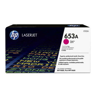 HP CF323A (653A), originální toner, purpurový, 16500 stran