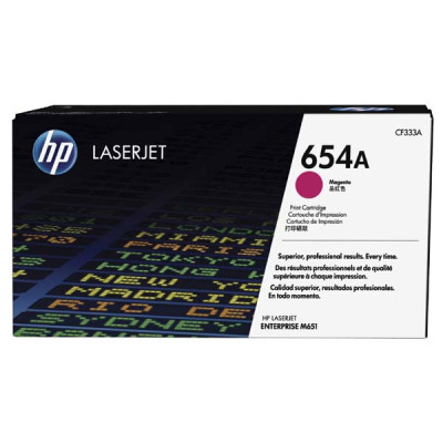 HP CF333A (654A), originální toner, purpurový, 15000 stran