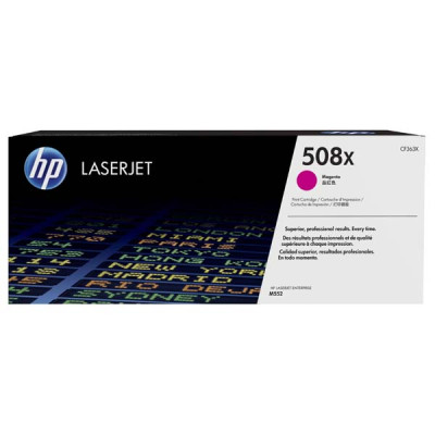 HP CF363X (508X), originální toner, purpurový, 9500 stran