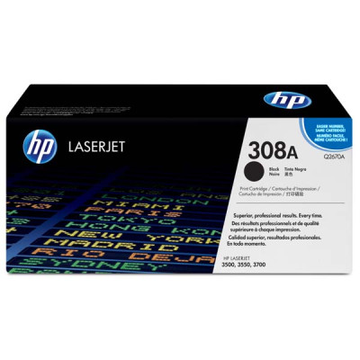 HP Q2670A (308A), originální toner, černý, 6000 stran