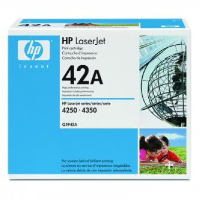 HP Q5942A (42A), originální toner, černý, 10000 stran