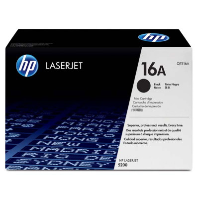 HP Q7516A (16A), originální toner, černý, 12000 stran