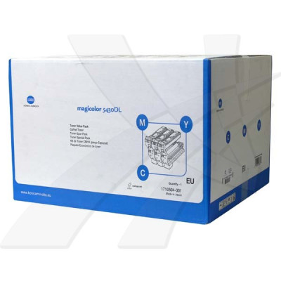 Konica Minolta 1710-5940-01 (9960A1710594001), originální toner, CMY, 3 × 6000 stran, 3-pack