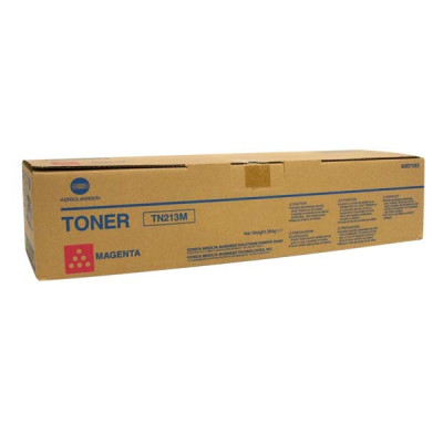 Konica Minolta TN-213M (A0D7352), originální toner, purpurový, 19000 stran