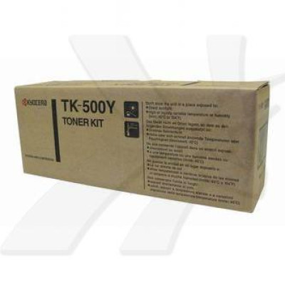 Kyocera TK-500Y, originální toner, žlutý, 8000 stran