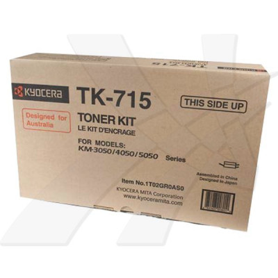 Kyocera TK-715K (1T02GR0EU0), originální toner, černý, 34000 stran