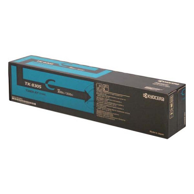 Kyocera TK-8305C (1T02LKCNL0), originální toner, azurový, 15000 stran