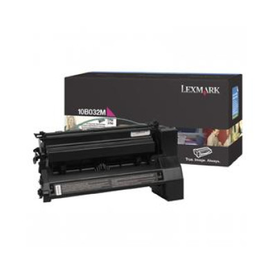 Lexmark 10B032M, originální toner, purpurový, 15000 stran