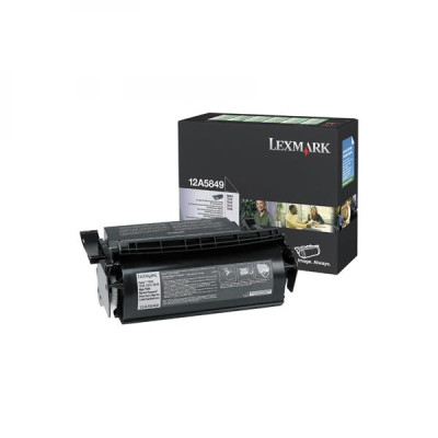 Lexmark 12A5849, originální toner, černý, 25000 stran