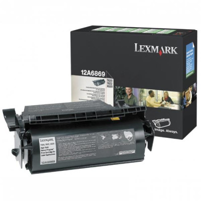 Lexmark 12A6869, originální toner, černý, 10000 stran