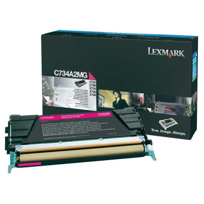 Lexmark C734A2MG, originální toner, purpurový, 6000 stran