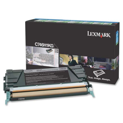 Lexmark C746H1KG, originální toner, černý, 12000 stran