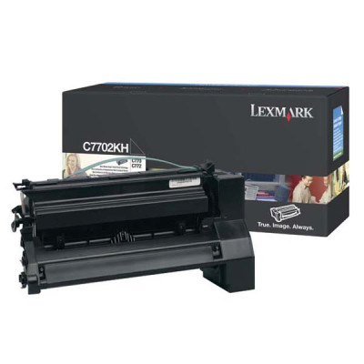 Lexmark C7702KH, originální toner, černý, 10000 stran