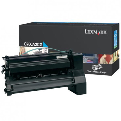 Lexmark C780A2CG, originální toner, azurový, 6000 stran