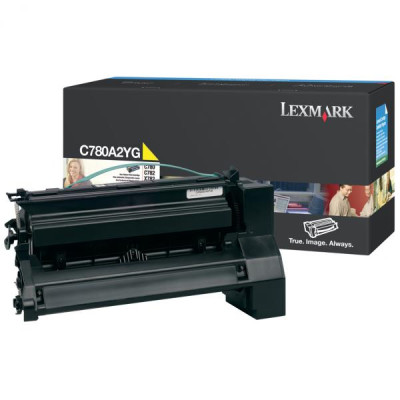 Lexmark C780A2YG, originální toner, žlutý, 6000 stran