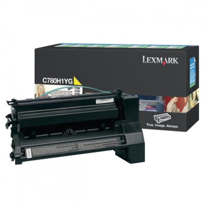 Lexmark C780H1YG, originální toner, žlutý, 10000 stran