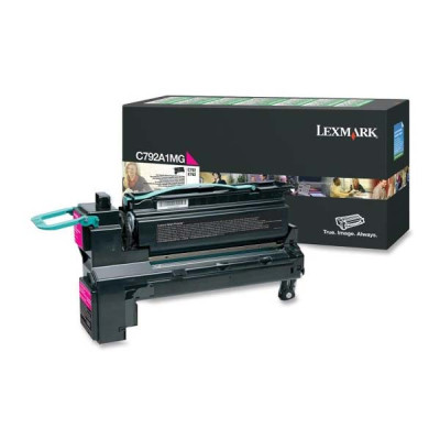 Lexmark C792A1MG, originální toner, purpurový, 6000 stran