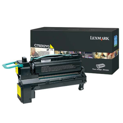 Lexmark C792X2YG, originální toner, žlutý, 20000 stran