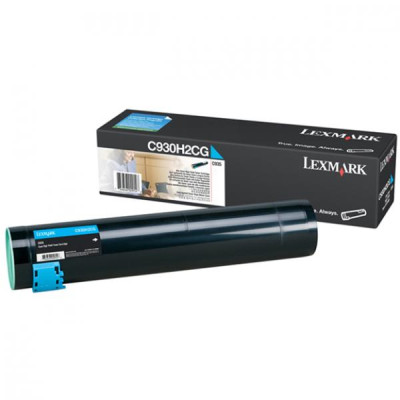 Lexmark C930H2CG, originální toner, azurový, 24000 stran