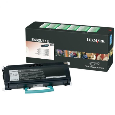 Lexmark E462U11E, originální toner, černý, 18000 stran