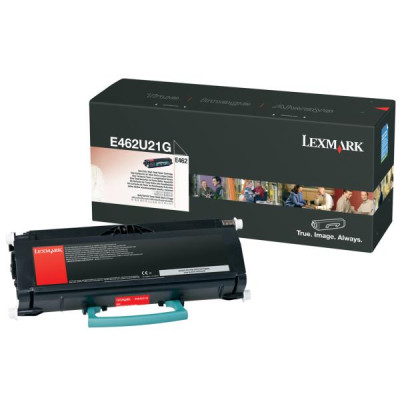 Lexmark E462U21G, originální toner, černý, 18000 stran