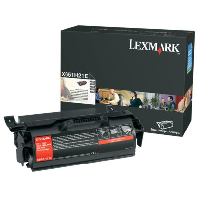 Lexmark X651H21E, originální toner, černý, 36000 stran