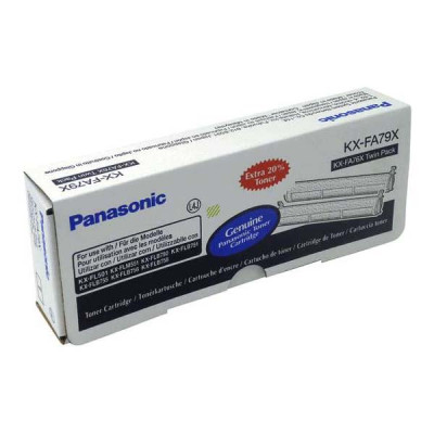 Panasonic KX-FA79X, originální toner, černý, 2 × 2000 stran, 2-pack