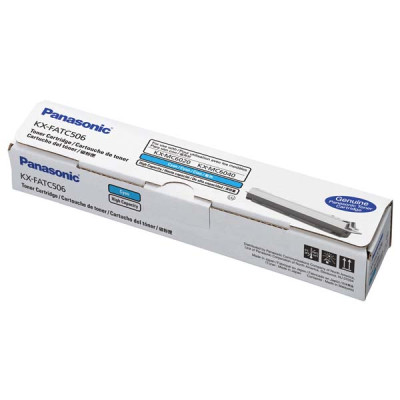 Panasonic KX-FATC506, originální toner, azurový, 4000 stran