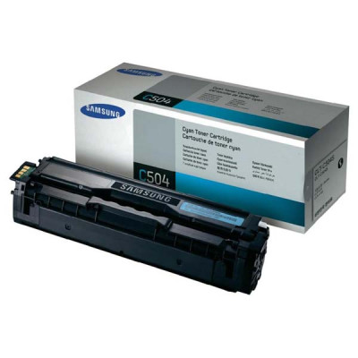 Samsung CLT-C504S (SU025A), originální toner, azurový, 1800 stran