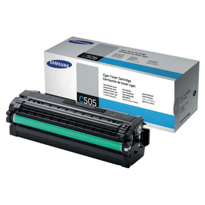 Samsung CLT-C505L (SU035A), originální toner, azurový, 3500 stran