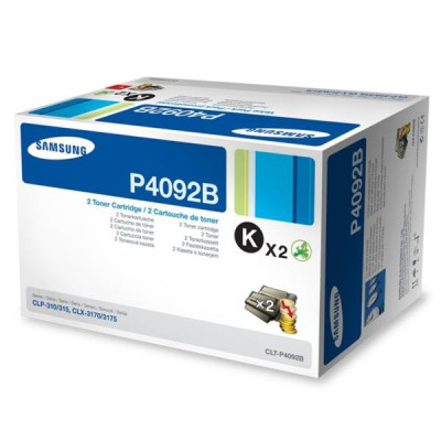 Samsung CLT-P4092B (SU391A), originální toner, černý, 2 × 1500 stran, 2-pack