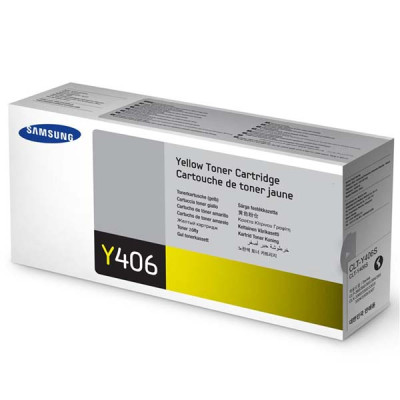 Samsung CLT-Y406S (SU462A), originální toner, žlutý, 1000 stran