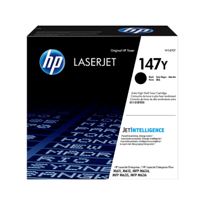 HP W1470Y (147Y), originální toner, černý, 42000 stran